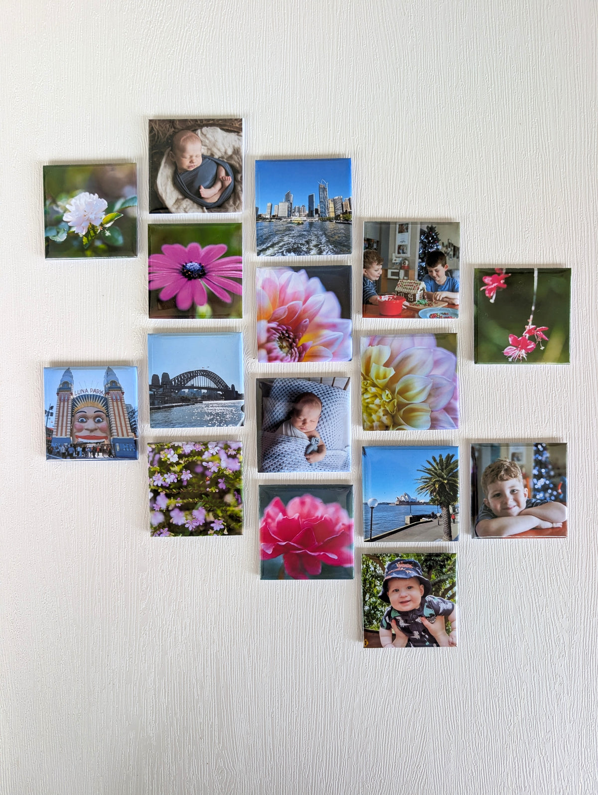 Square 5cm x 5cm Photo Magnets