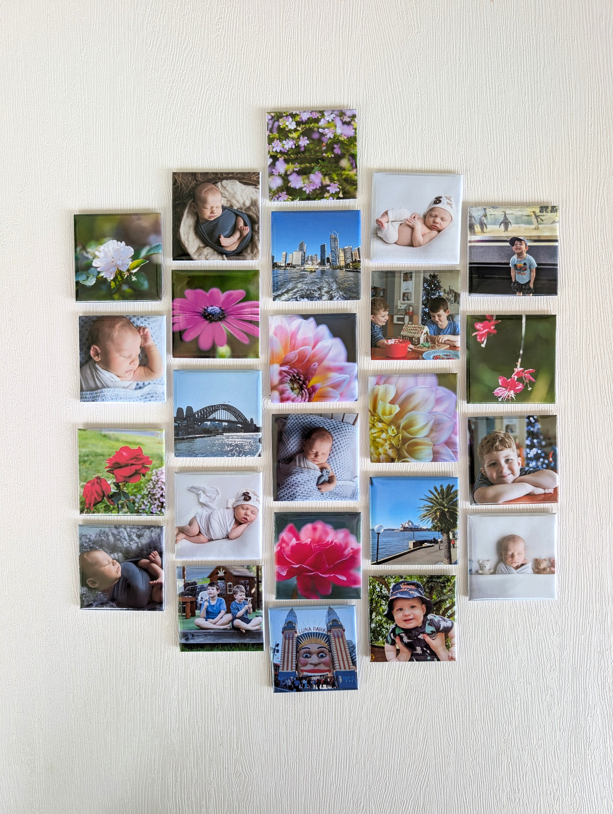 Square 5cm x 5cm Photo Magnets
